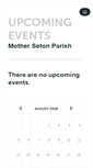 Mobile Screenshot of mothersetonparish.ticketleap.com