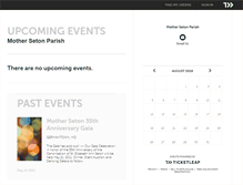 Tablet Screenshot of mothersetonparish.ticketleap.com