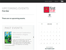 Tablet Screenshot of firststar.ticketleap.com