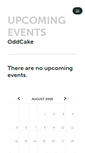 Mobile Screenshot of oddcake.ticketleap.com