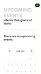 Mobile Screenshot of interiordesignersofid.ticketleap.com