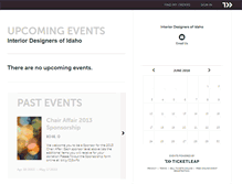 Tablet Screenshot of interiordesignersofid.ticketleap.com