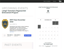 Tablet Screenshot of lehightownship.ticketleap.com