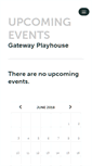 Mobile Screenshot of gatewayplayhouse.ticketleap.com