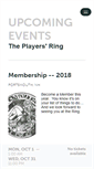 Mobile Screenshot of playersring.ticketleap.com