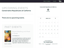 Tablet Screenshot of calconservatives.ticketleap.com