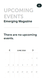 Mobile Screenshot of emergingmagazineevents.ticketleap.com