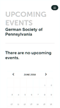 Mobile Screenshot of german-society-of-pennsylvania.ticketleap.com