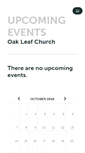 Mobile Screenshot of oakleafchurch.ticketleap.com