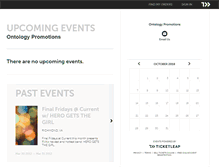 Tablet Screenshot of ontologypromotions.ticketleap.com