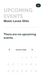 Mobile Screenshot of musiclovesohio.ticketleap.com