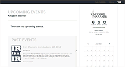Desktop Screenshot of kingdomwarrior.ticketleap.com
