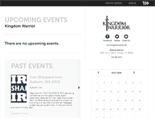 Tablet Screenshot of kingdomwarrior.ticketleap.com