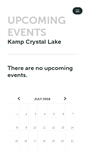 Mobile Screenshot of kampcrystallake.ticketleap.com