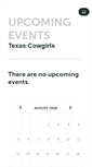 Mobile Screenshot of mytexascowgirls.ticketleap.com