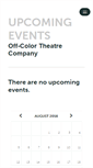 Mobile Screenshot of offcolortheatrecompany.ticketleap.com