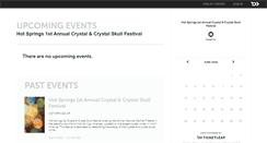 Desktop Screenshot of hot-springs-crystal-and-crystal-skull-festival.ticketleap.com