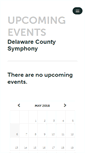 Mobile Screenshot of delaware-county-symphony.ticketleap.com