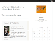 Tablet Screenshot of delaware-county-symphony.ticketleap.com