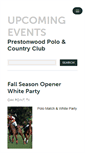 Mobile Screenshot of prestonwoodpolo.ticketleap.com