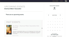 Desktop Screenshot of milers.ticketleap.com