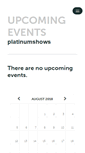 Mobile Screenshot of platinumshows.ticketleap.com