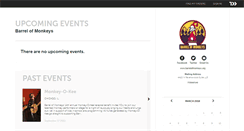 Desktop Screenshot of barrelofmonkeys.ticketleap.com