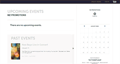 Desktop Screenshot of mzpromotions.ticketleap.com