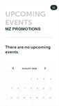 Mobile Screenshot of mzpromotions.ticketleap.com