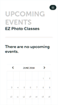 Mobile Screenshot of ezphotoclasses.ticketleap.com