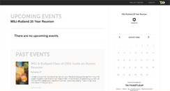 Desktop Screenshot of msjrutland20year.ticketleap.com