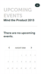 Mobile Screenshot of mindtheproduct.ticketleap.com