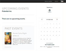 Tablet Screenshot of potentialinc.ticketleap.com