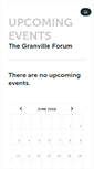Mobile Screenshot of granvilleforum.ticketleap.com
