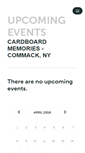 Mobile Screenshot of cardboard-memories.ticketleap.com