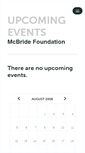 Mobile Screenshot of mcbridefoundation.ticketleap.com
