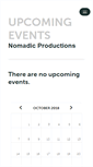 Mobile Screenshot of nomadic.ticketleap.com