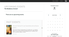 Desktop Screenshot of newberryconsort.ticketleap.com
