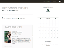 Tablet Screenshot of discoverpointchurch.ticketleap.com