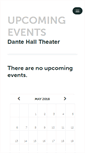 Mobile Screenshot of dantehalltheater.ticketleap.com