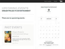 Tablet Screenshot of dpe.ticketleap.com