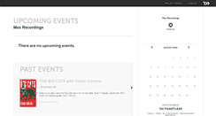 Desktop Screenshot of maxrecordings.ticketleap.com