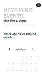 Mobile Screenshot of maxrecordings.ticketleap.com