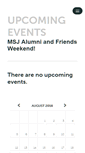 Mobile Screenshot of msjalumniandfriends.ticketleap.com