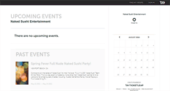 Desktop Screenshot of nakedsushi.ticketleap.com