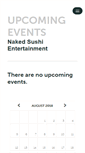 Mobile Screenshot of nakedsushi.ticketleap.com