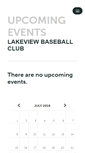 Mobile Screenshot of lakeviewbaseballclub.ticketleap.com