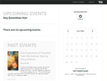 Tablet Screenshot of keyessentialshair.ticketleap.com