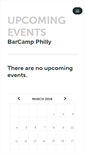 Mobile Screenshot of barcamp-philly.ticketleap.com