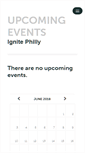 Mobile Screenshot of ignitephilly.ticketleap.com